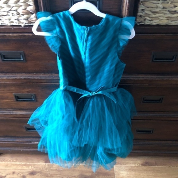 Wonder Nation Green tulle dress in size 7 - Picture 2 of 8